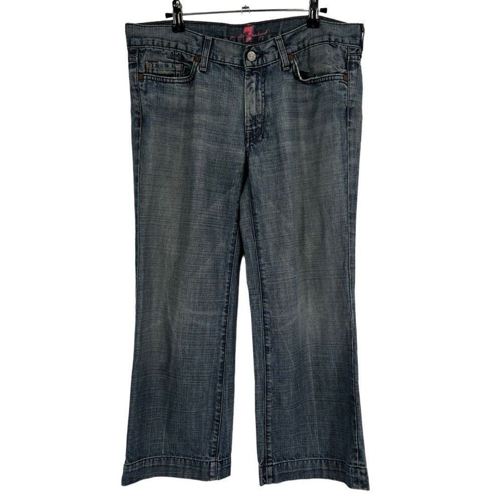7 For All Mankind Crop Dojo Jeans‎ Size 31